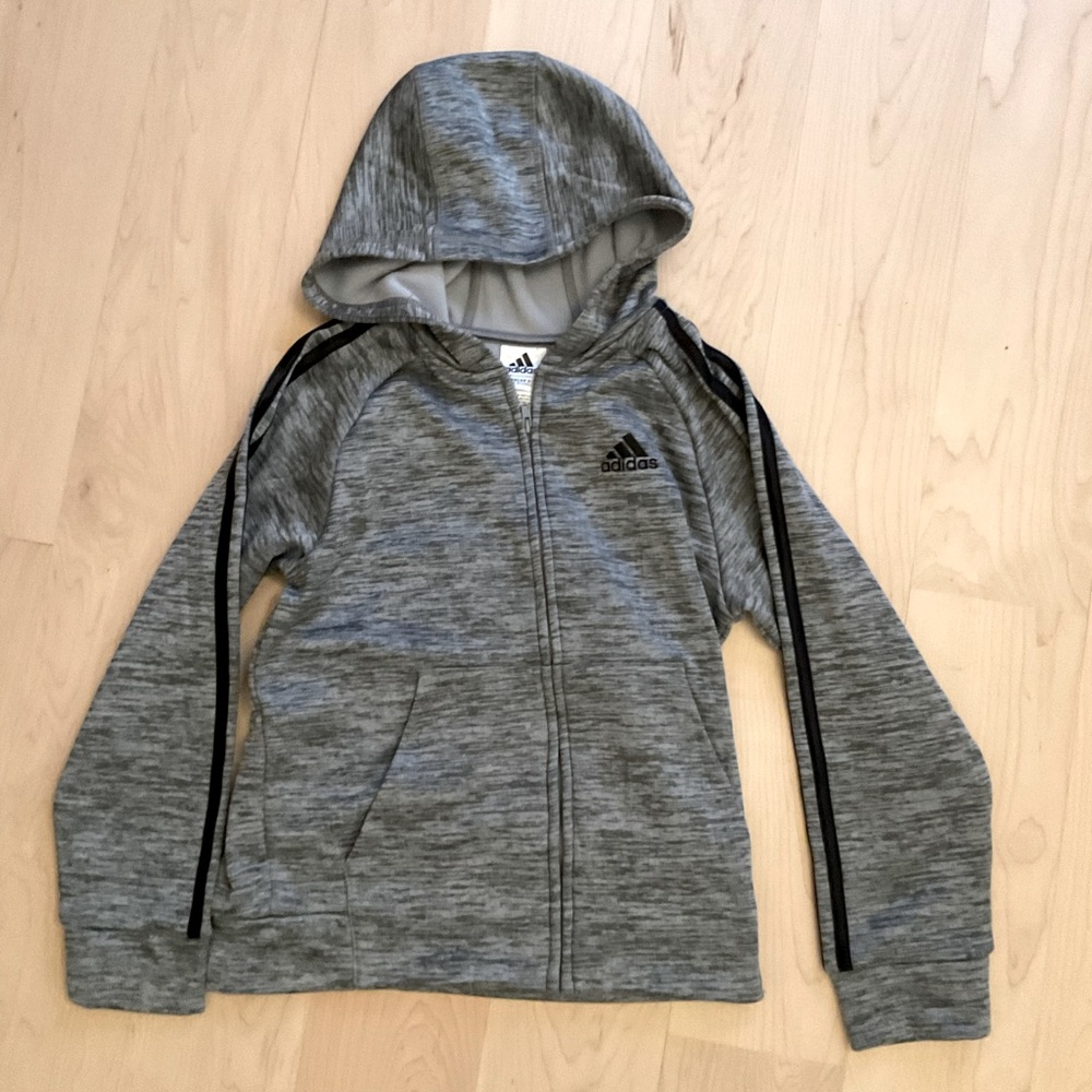 Adidas grey athletic jacket